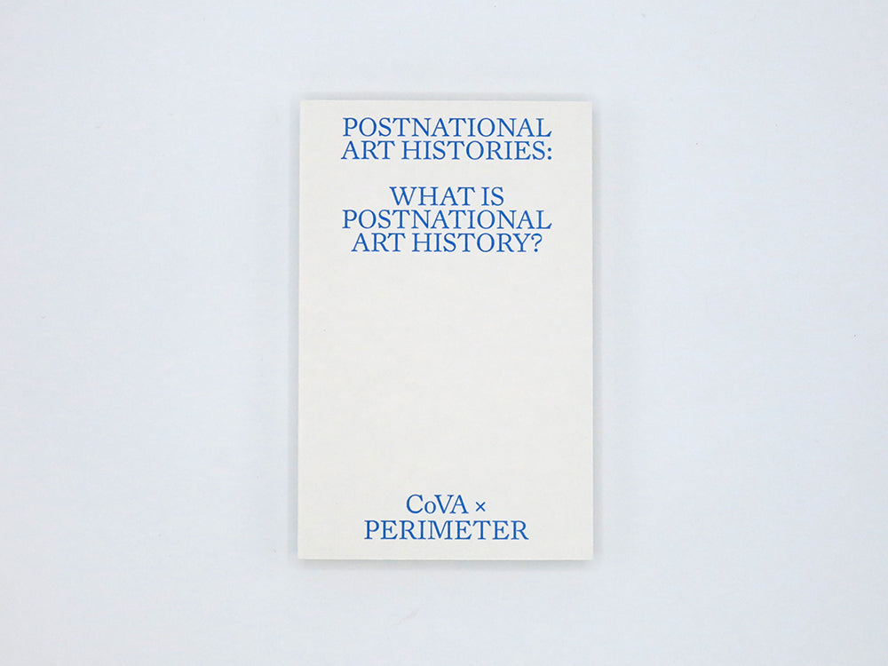 What is Postnational Art History?