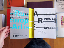 Load image into Gallery viewer, Artist-Run Europe: Practice/Projects/Spaces
