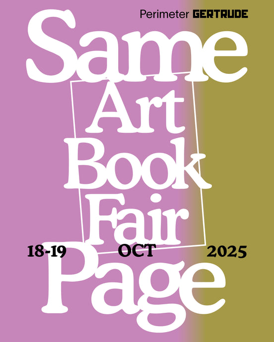 Same Page Art Book Fair 2025
