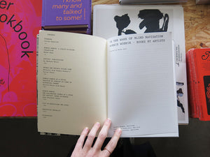 In the Wake of Blind Navigation. Boekie Woekie – Books by Artists
