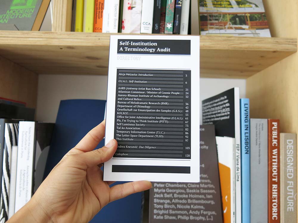 The Office for Joint Administrative Intelligence (O.J.A.I.) – Self-Institution/Terminology Audit