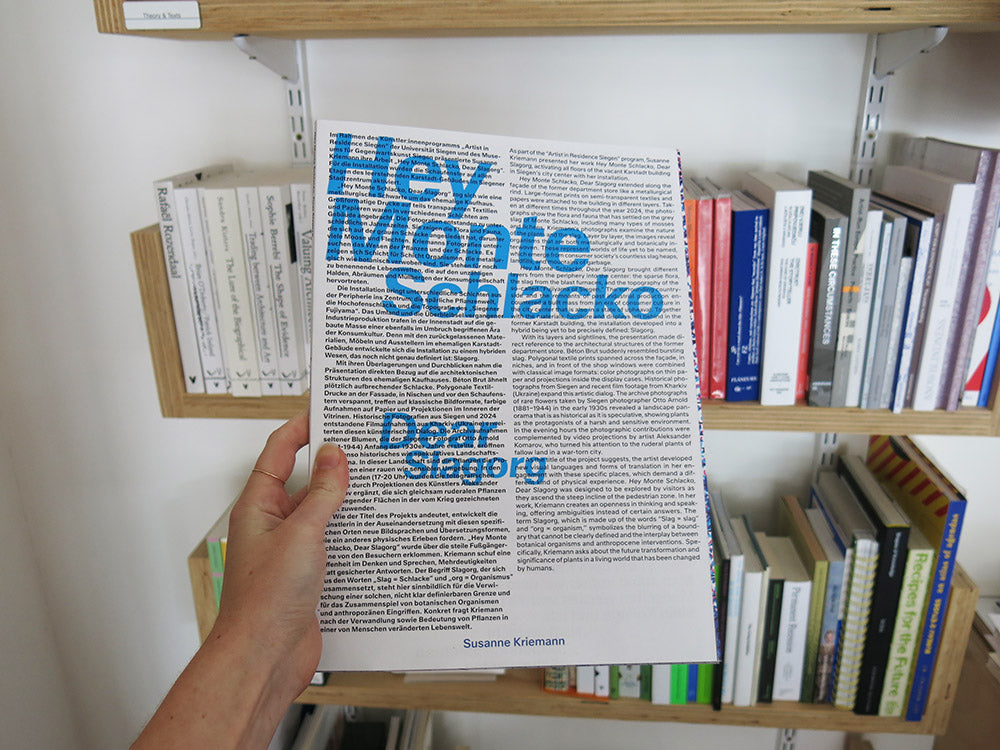 Susanne Kriemann: Hey Monte Schlacko, Dear Schlagorg