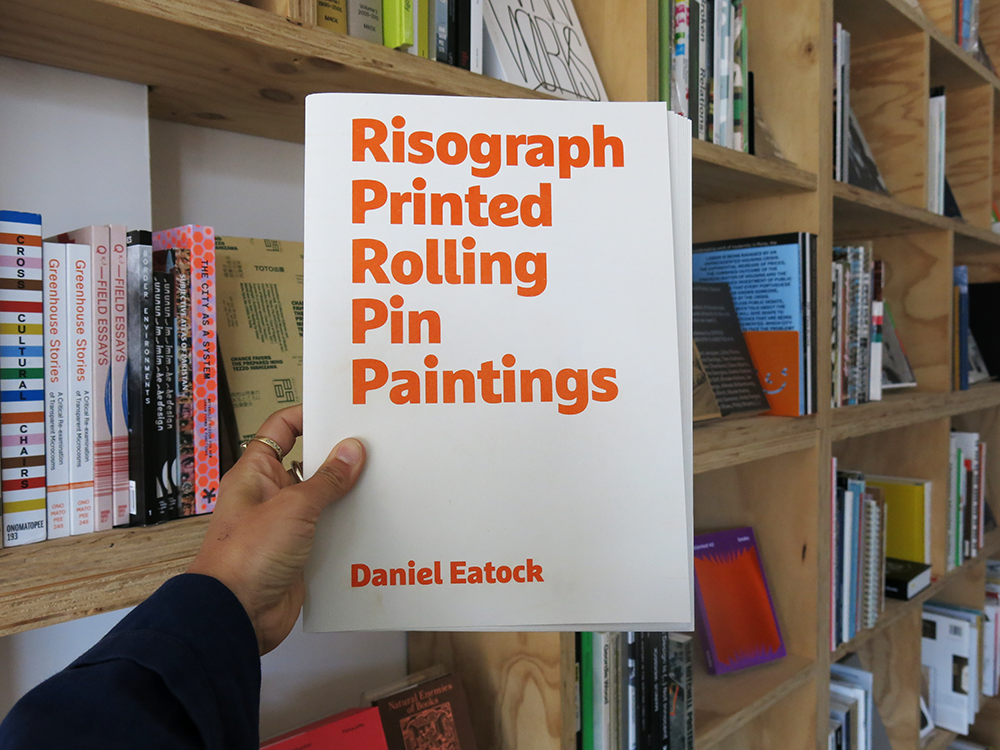 Daniel Eatock – Risograph Printed Rolling Pin Paintings – Perimeter Books