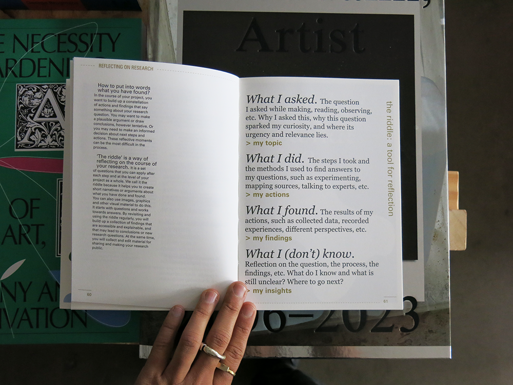Hands on research for artists, designers & educators – Perimeter Books