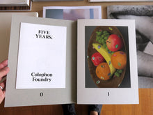 Load image into Gallery viewer, Colophon Foundry - FIVE YEARS