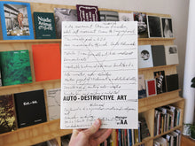 Load image into Gallery viewer, Gustav Metzger - Auto-Destructive Art: Metzger at AA