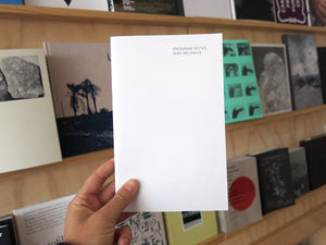Max Neuhaus - Program Notes