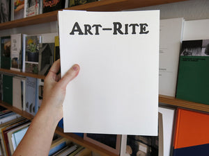 Edit DeAk and Walter Robinson – Art-Rite