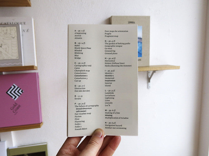 Sandra Kuhne - Blank Spot Cartography