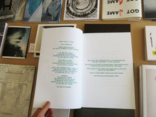 Load image into Gallery viewer, Félicia Atkinson - A book stands un-open, like a silent and neat empty bed