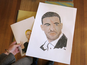 Jessirose Streker - portraits i painted of inspirational figures from around thw world