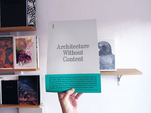 Architecture Without Content
